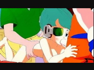 การ์ตูนXxX Dragon Ball GT บลูม่าพลีกายให้ผู้เฒ่าเต่ากับคุริรินรุมเย็ดหีสวิงกิ้งหน้าหลังทดสอบเครื่องวัดพลัง