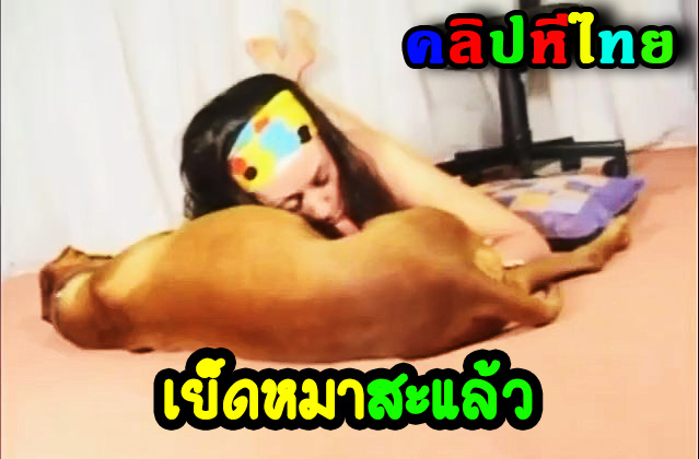 หนังxสัตว์ สาวรสนิยมแปลกเบื่อควยของคน ไปเย็ดควยหมาแทน อมควยให้หมาแล้ว เย็ดท่าหมาของจริง