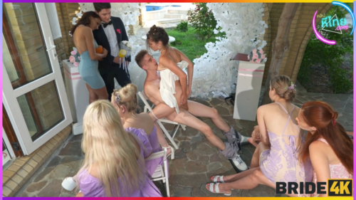 Bride4k งานแต่งงานเริ่มต้นอย่างเงี่ยน การมีเซ็กส์ระหว่างเจ้าสาวและเจ้าบ่าวกลางพิธีแต่งงานเพื่อนๆนั่งดูเจ้าบ่าวเย็ดหีเจ้าสาว